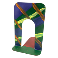 Painted Library Bookends Badge